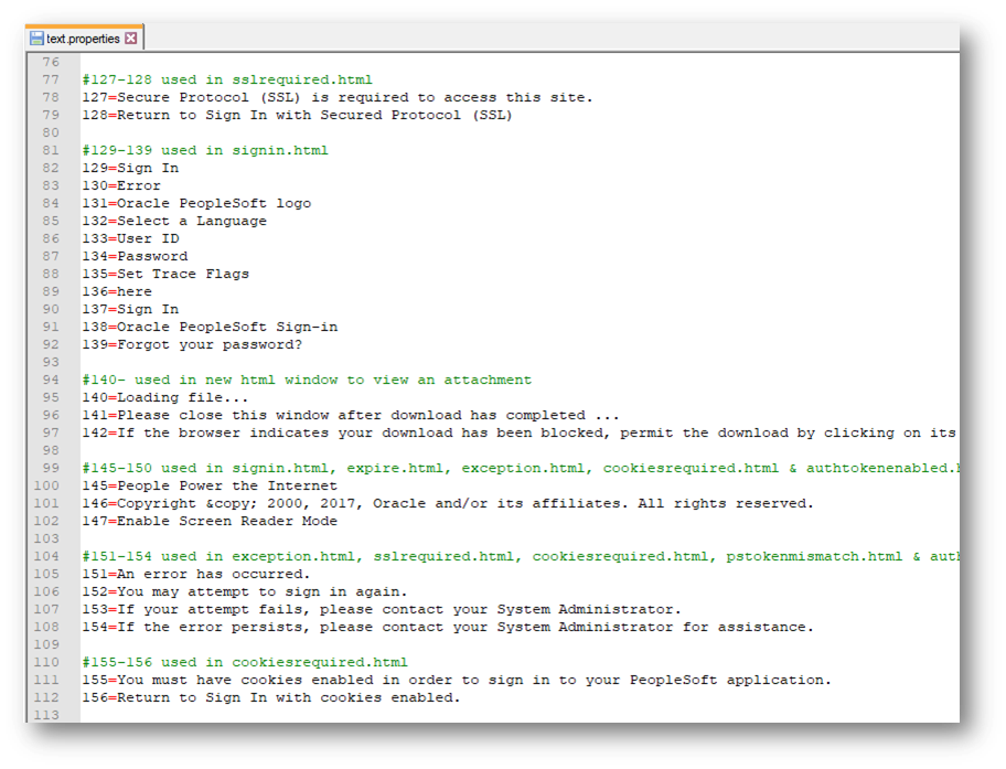 Overriding Web Server Properties In The Pia Peoplesoft Mods